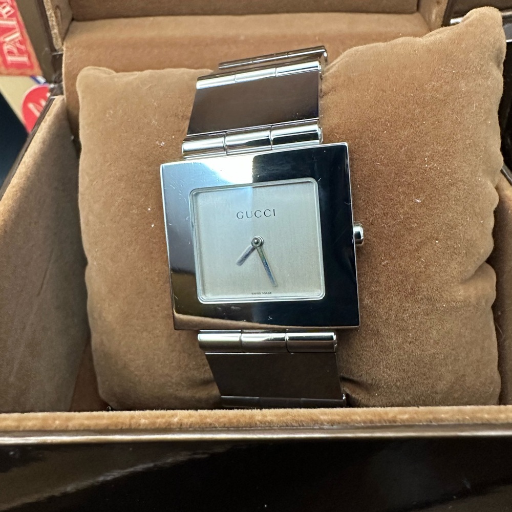 Gucci Stainless Steel Square Watch